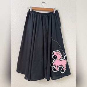 VINTAGE Poodle Skirt RARE Cruisin USA 90s Pin Up Style 50s 60s Retro